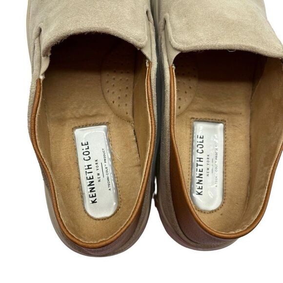 Kenneth Cole Liam Suede Slip-On Sneaker Khaki/Brown Men’s Size 12 - Picture 9 of 10